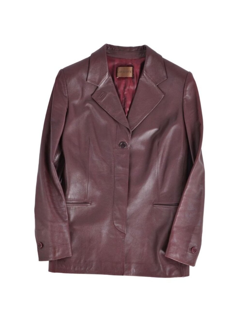 Loewe Jacket Te la de Leather Lambskin